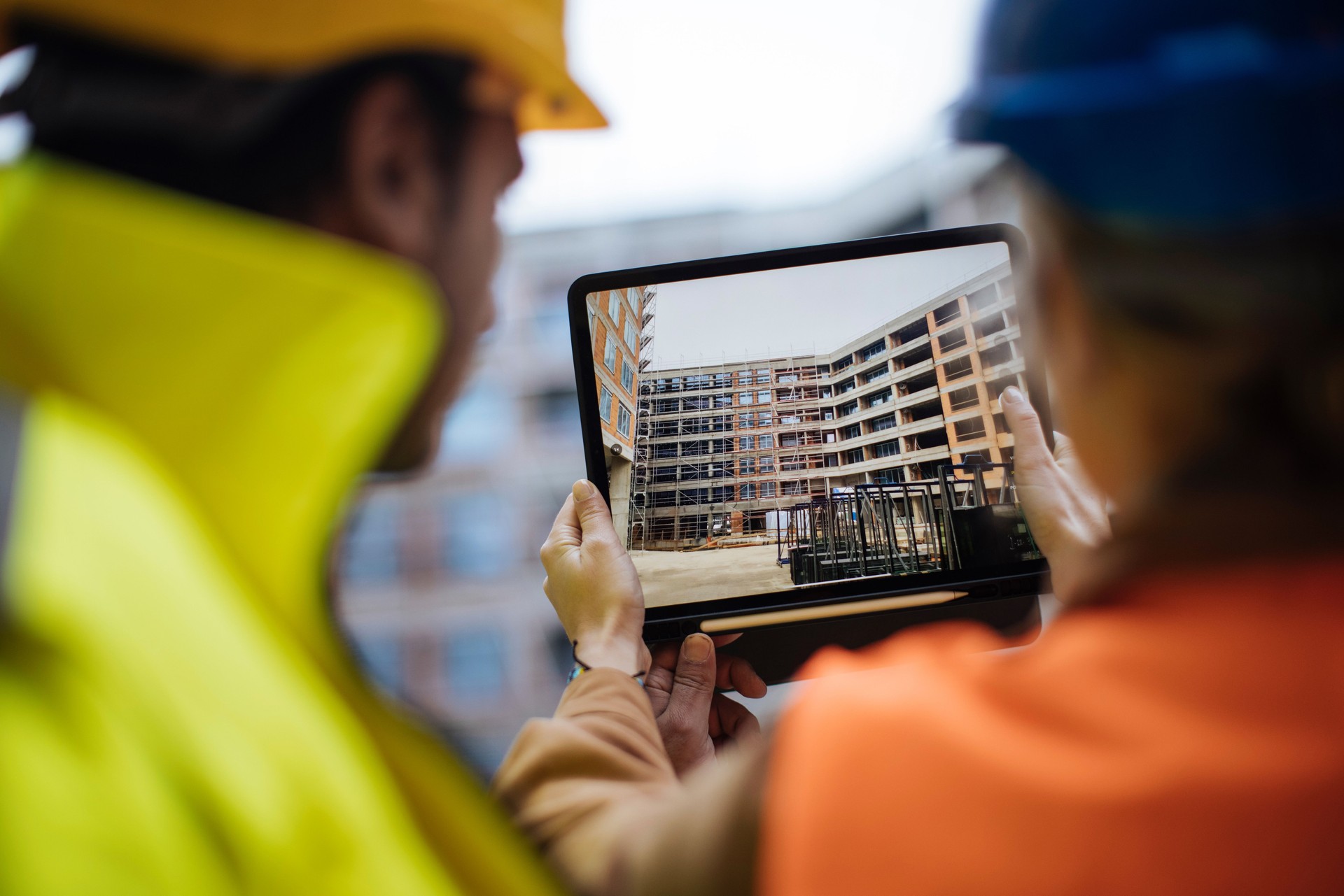 Taking before and after photos